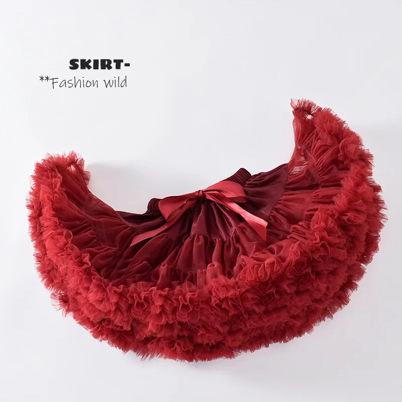 Cute Bow Baby Girls TuTu Skirt Ruffle Bloomer Ball Gown Rose Red Fuffy Pettiskirt Baby Tulle Layer Children Clothing
Cute Bow Baby Girls TuTu Skirt Ruffle Bloomer Ball Gown Rose Red Fuffy Pettiskirt Baby Tulle Layer Children Clothing