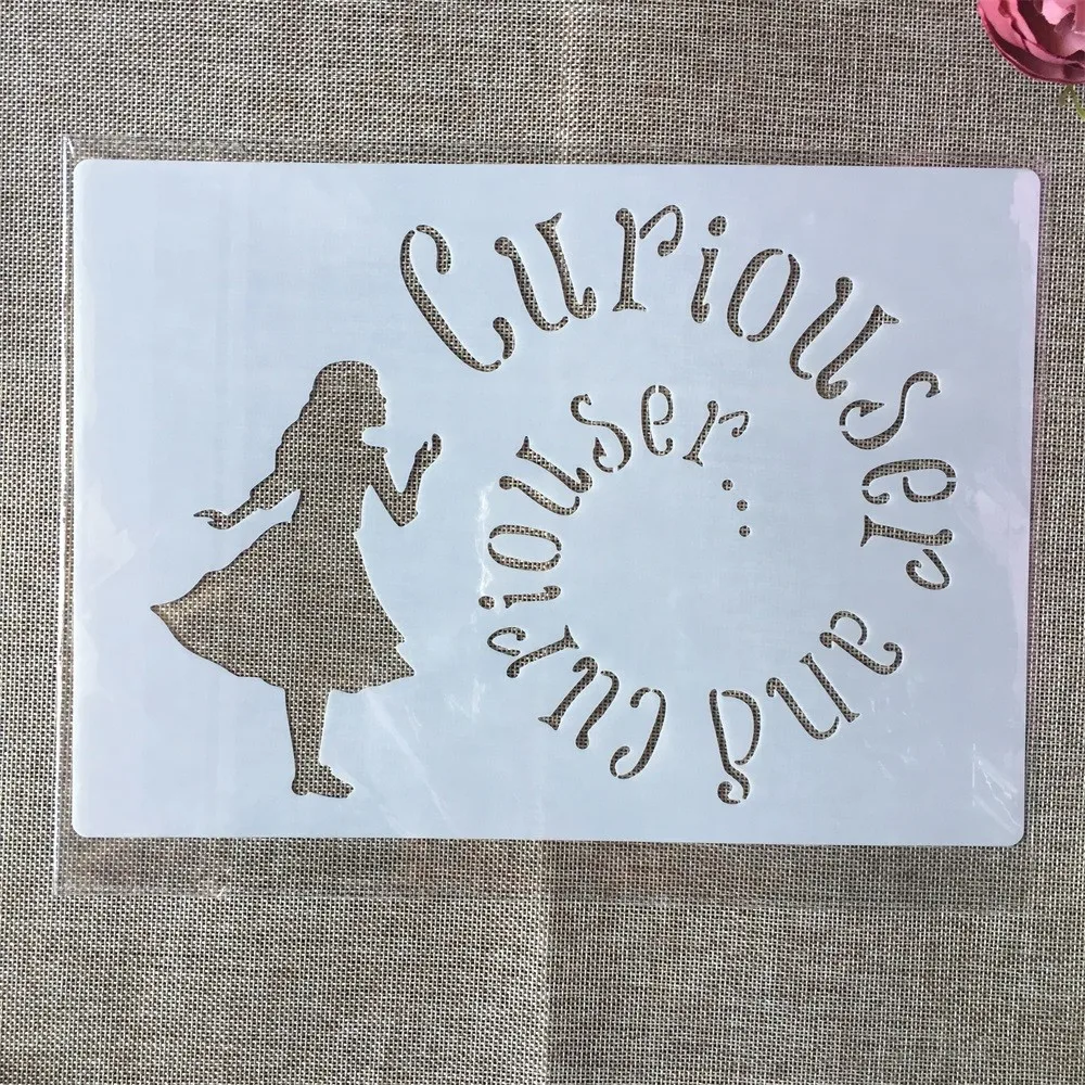 A4 29cm Lovely Girl English Words DIY Layering Stencils Wall Painting Scrapbook Coloring Embossing Album Decorative Template
A4 29cm Lovely Girl English Words DIY Layering Stencils Wall Painting Scrapbook Coloring Embossing Album Decorative Template