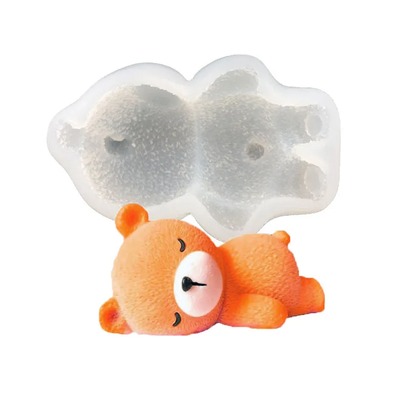 DIY Cute Sleepy Bear Cake Baking Mold Ice Cream Bear Silicone Mold Cake Mousse Chocolate Dessert Mold
DIY Cute Sleepy Bear Cake Baking Mold Ice Cream Bear Silicone Mold Cake Mousse Chocolate Dessert Mold