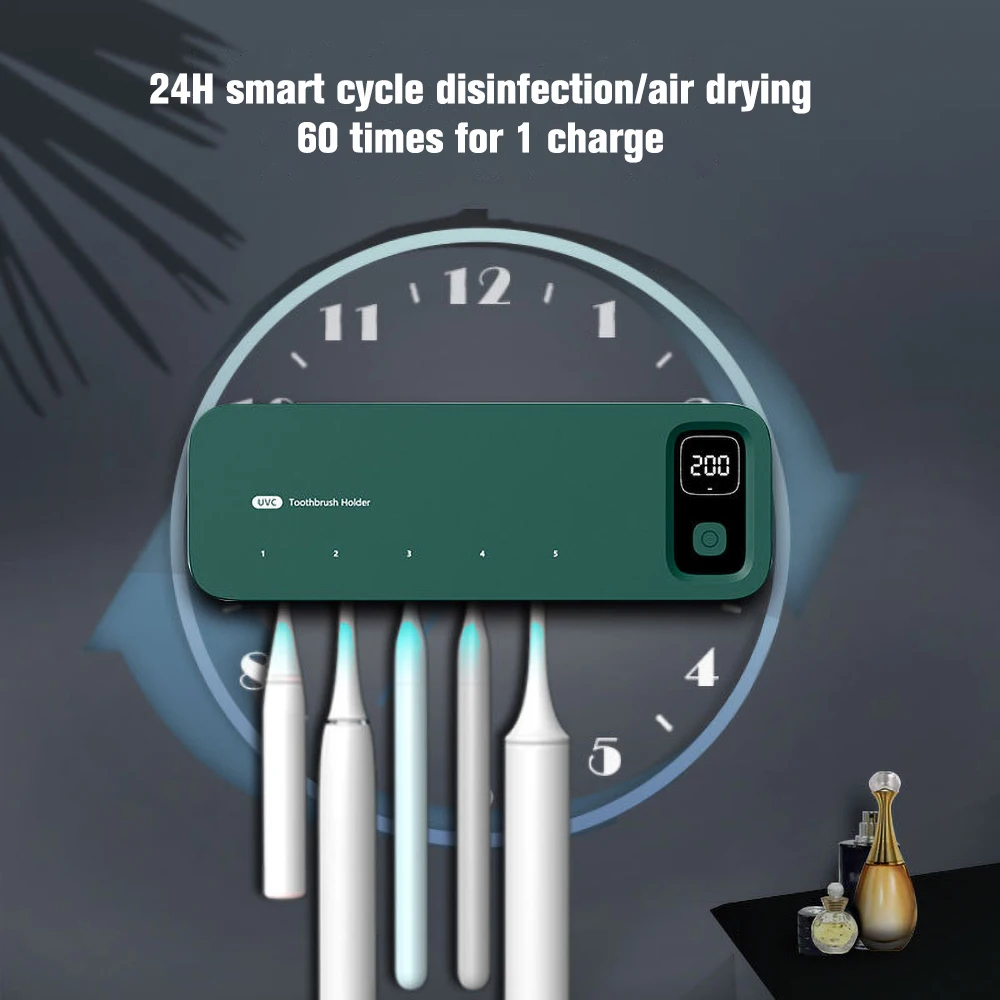 2 in 1 Automatic Drying UV Light Ultraviolet Toothbrush Sterilizer Holder Convenient Healthy Dispenser Home Bathroom Set
2 in 1 Automatic Drying UV Light Ultraviolet Toothbrush Sterilizer Holder Convenient Healthy Dispenser Home Bathroom Set