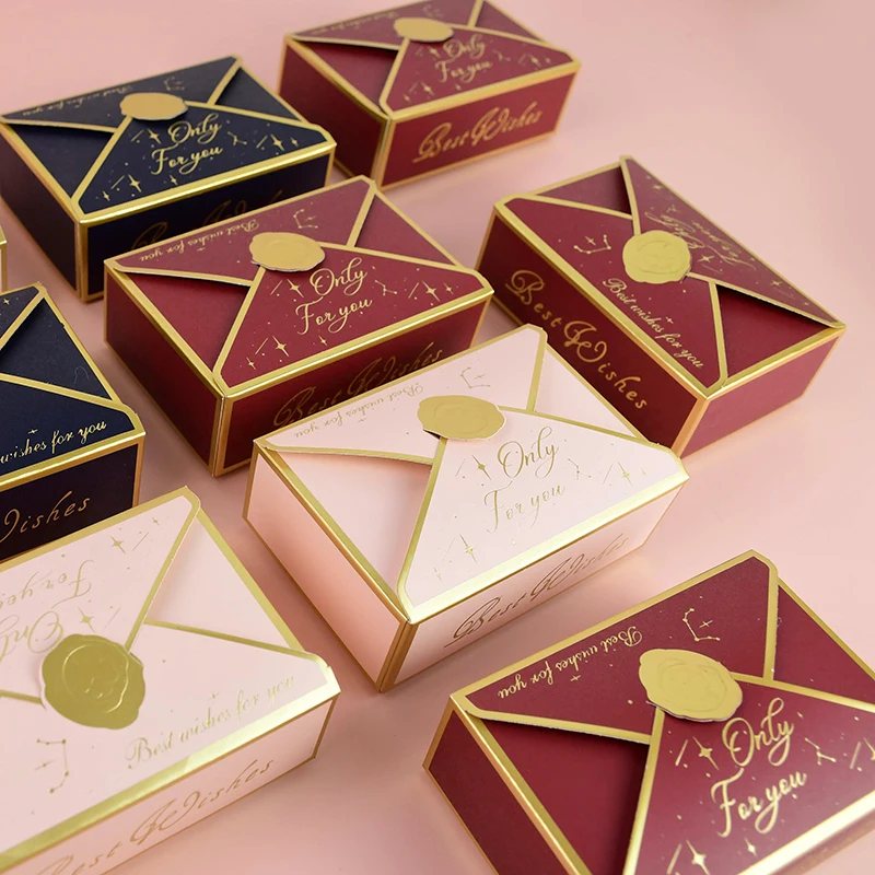 10pcs/lot Simple Creative Gift Box Envelope Shape Wedding Candy Bag Birthday Party Favor Bronzing Paper Box Decoration Supplies
10pcs/lot Simple Creative Gift Box Envelope Shape Wedding Candy Bag Birthday Party Favor Bronzing Paper Box Decoration Supplies