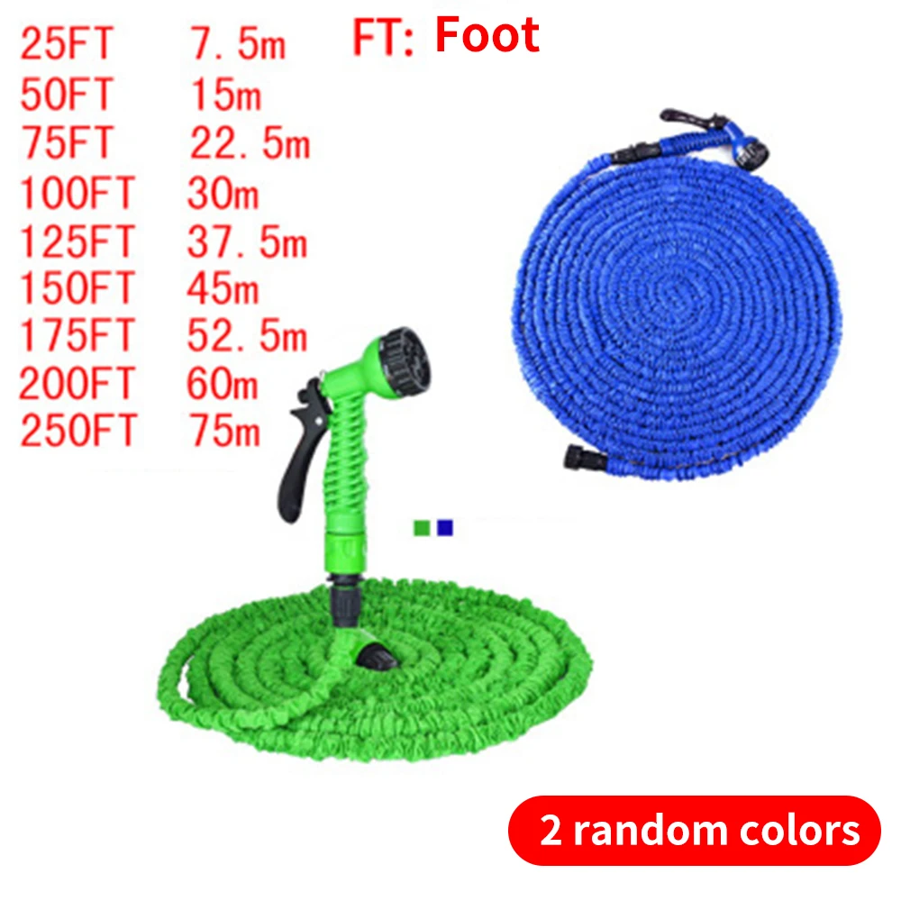 25 FT Household 3 Times Retractable Hose Multifunctional High Pressure Car Wash Water Gun Gardening Watering Set Random
25 FT Household 3 Times Retractable Hose Multifunctional High Pressure Car Wash Water Gun Gardening Watering Set Random