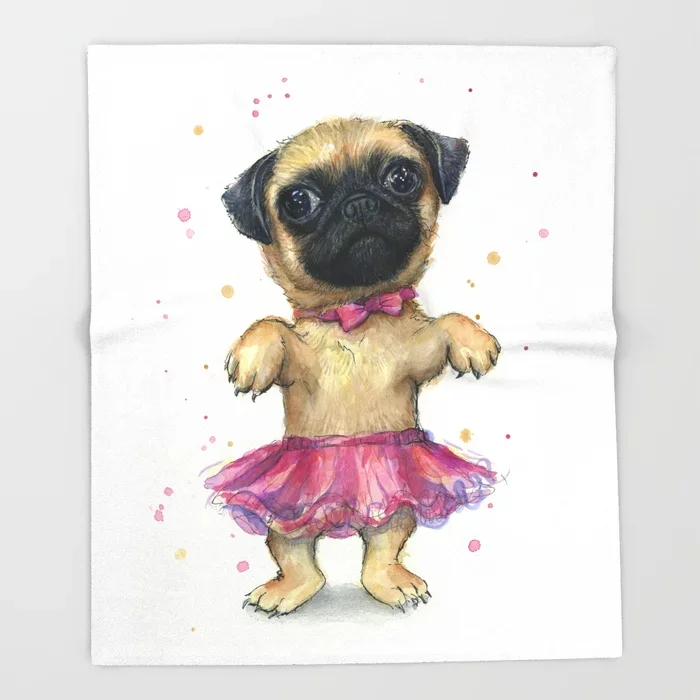 Dog Animal Cartoon Throw Blanket Cute Kids Design Pug Cute Animal Whimsical Dog Blankets for Beds Christmas Decorations for Home
Dog Animal Cartoon Throw Blanket Cute Kids Design Pug Cute Animal Whimsical Dog Blankets for Beds Christmas Decorations for Home