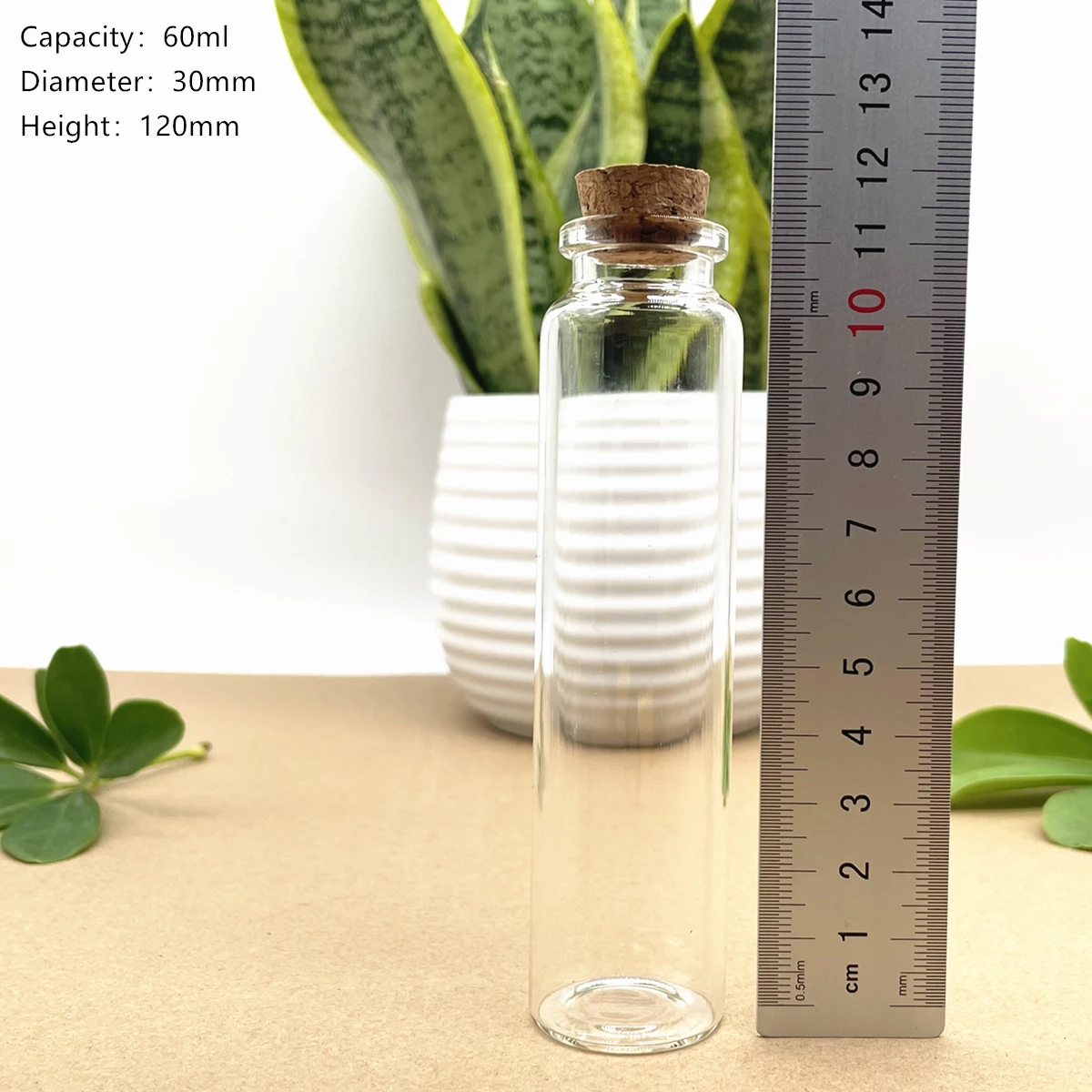24 pieces Glass Bottles 30*120mm 60ml Cork Crafts Jars Cork Stopper Mini Transparent Empty DIY Wishing Glass Bottles Gift
24 pieces Glass Bottles 30*120mm 60ml Cork Crafts Jars Cork Stopper Mini Transparent Empty DIY Wishing Glass Bottles Gift