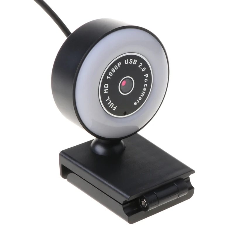 1080PHD Webcam Built-in Ring Light Web Camera With Microphone USB Plug WebCamera 1XCB
1080PHD Webcam Built-in Ring Light Web Camera With Microphone USB Plug WebCamera 1XCB