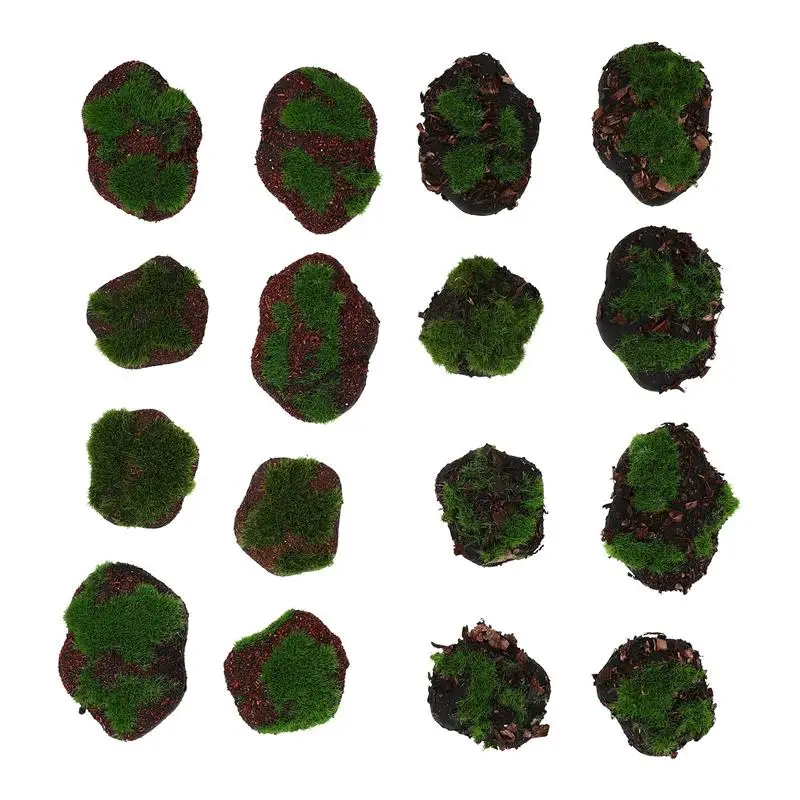 16Pcs Simulated Moss Stones Plant Wall Materials Microlandscape Ornaments Moss Stone Flocking Micro Landscape Decoration
16Pcs Simulated Moss Stones Plant Wall Materials Microlandscape Ornaments Moss Stone Flocking Micro Landscape Decoration