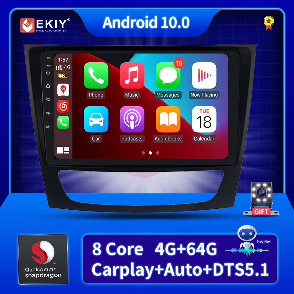 Android 10 Auto For Mercedes Benz E Class S211 W211 CLS Class C219 2002-2010 WIFI BT 4G DSP Car Radio GPS Navigation DVD Player
Android 10 Auto For Mercedes Benz E Class S211 W211 CLS Class C219 2002-2010 WIFI BT 4G DSP Car Radio GPS Navigation DVD Player