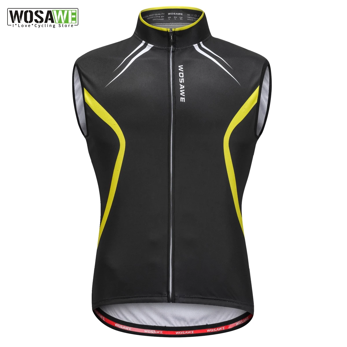 WOSAWE Refective Cycling Vest Mountain Bike Clothing Breathable Quick Dry Sleeveless Gilet Summer Racing Bicycle Clothes
WOSAWE Refective Cycling Vest Mountain Bike Clothing Breathable Quick Dry Sleeveless Gilet Summer Racing Bicycle Clothes
