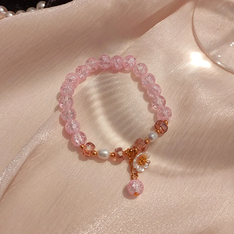 Crystal Bracelet Female Ins Special-Interest Design Female Friends Sisters Flower Bracelet Korean Fashion Simple Grace
Crystal Bracelet Female Ins Special-Interest Design Female Friends Sisters Flower Bracelet Korean Fashion Simple Grace