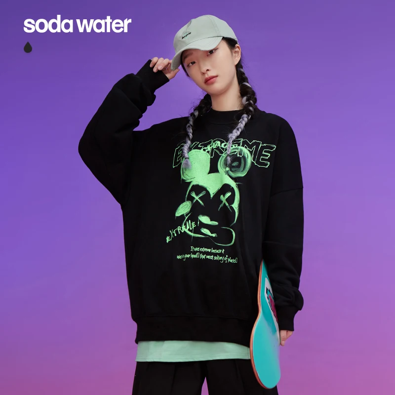 SODAWATER/Женская толстовка большого размера, осень 2020, графический свитшот для девочек с рисунком Микки, толстовка с граффити, женская уличная ...
SODAWATER/Женская толстовка большого размера, осень 2020, графический свитшот для девочек с рисунком Микки, толстовка с граффити, женская уличная ...