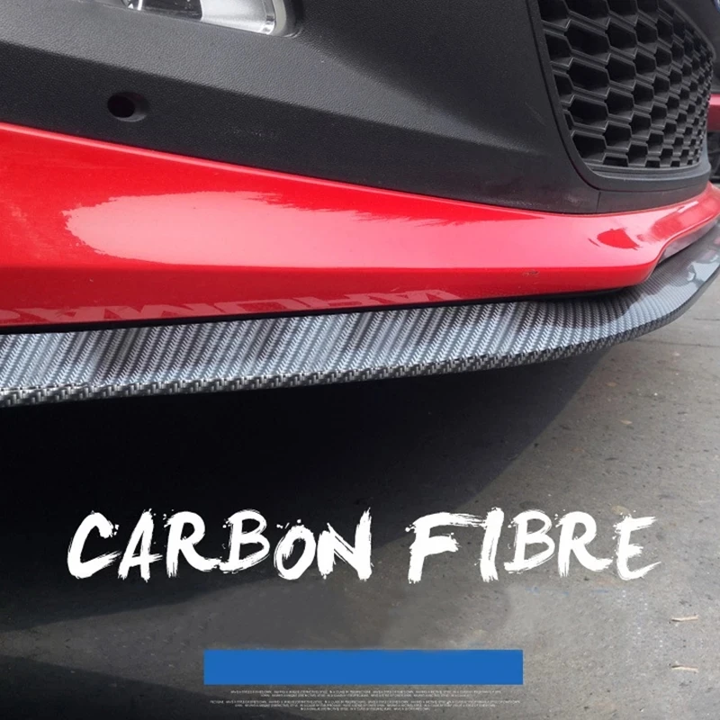 Автомобильный передний бампер губа из углеродного волокна резиновая