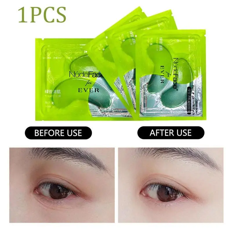 1 Pair Mung Bean Clear Muscle Gel Eye Make Smoothing Wrinkles Remove Dark Anti-aging Care Circles For Eyes Eye Care Skin 
1 Pair Mung Bean Clear Muscle Gel Eye Make Smoothing Wrinkles Remove Dark Anti-aging Care Circles For Eyes Eye Care Skin