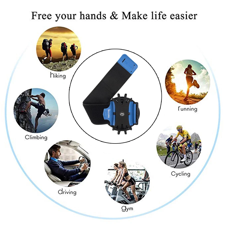 Removable Rotating Sports Phone Wristband Wunning Wrist Bag Generation Driving Running Phone Bag Arm Band Case for iPhone
Removable Rotating Sports Phone Wristband Wunning Wrist Bag Generation Driving Running Phone Bag Arm Band Case for iPhone