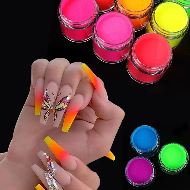 Drop Shipping 5g Acrylic Powder Neon Pigment Crystal Powders For Nail Polish Nail Art Decorations Professional Nail Accessory
Drop Shipping 5g Acrylic Powder Neon Pigment Crystal Powders For Nail Polish Nail Art Decorations Professional Nail Accessory