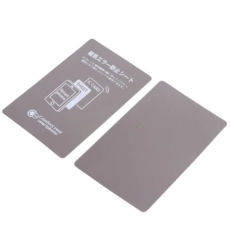 Серый антиметаллический Магнитный наклейка NFC для iPhone сотового телефона