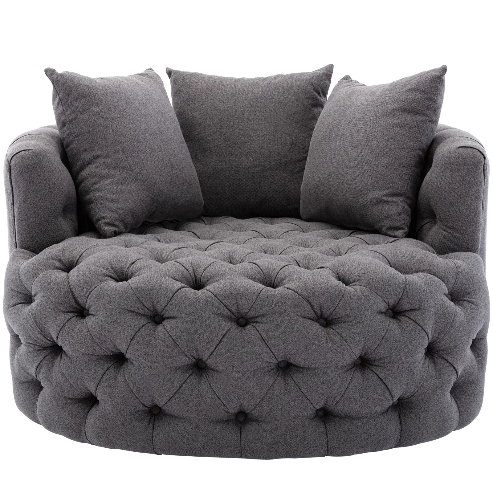 Modern Swivel Accent Chair Barrel Chair For Hotel Living Room / Modern Leisure Chair 
Modern Swivel Accent Chair Barrel Chair For Hotel Living Room / Modern Leisure Chair