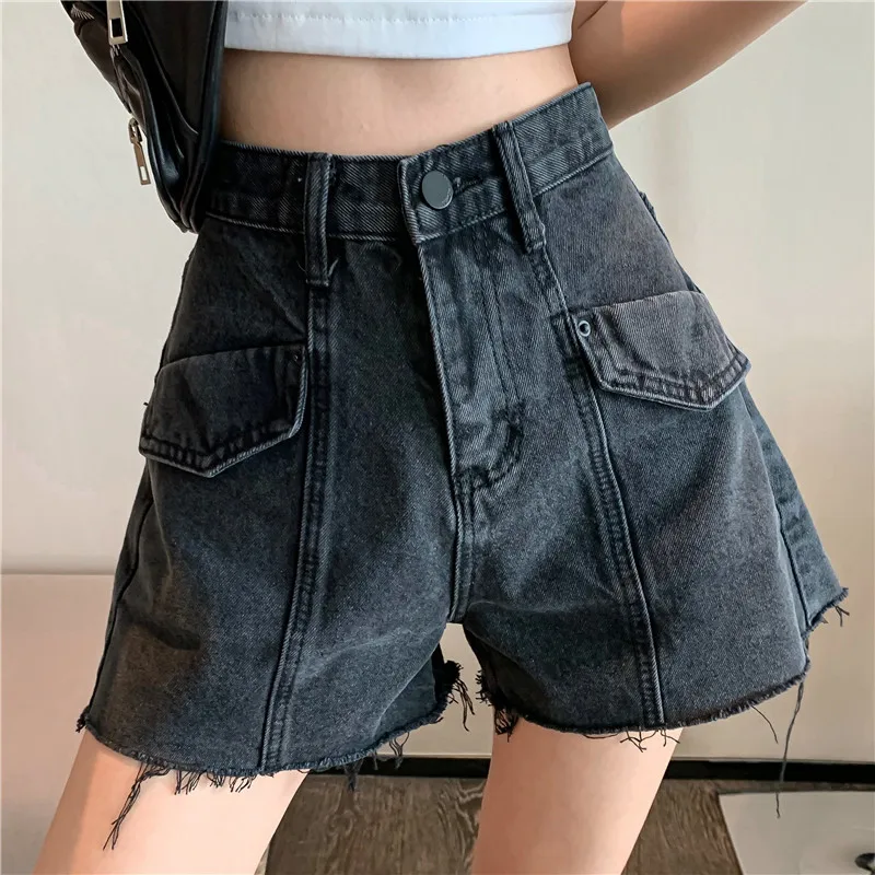Women's Casual Denim Shorts Frayed Raw Hem Ripped Jeans Shorts High Waist Wide Leg A-Line Summer Beach Sexy Hot Shorts
Women's Casual Denim Shorts Frayed Raw Hem Ripped Jeans Shorts High Waist Wide Leg A-Line Summer Beach Sexy Hot Shorts