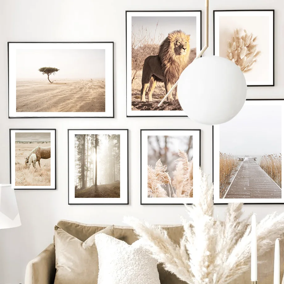 Reed Grass Plant Bridge Lion Bird Forest Wall Art Canvas Painting Nordic Posters And Prints Wall Pictures For Living Room Decor
Reed Grass Plant Bridge Lion Bird Forest Wall Art Canvas Painting Nordic Posters And Prints Wall Pictures For Living Room Decor