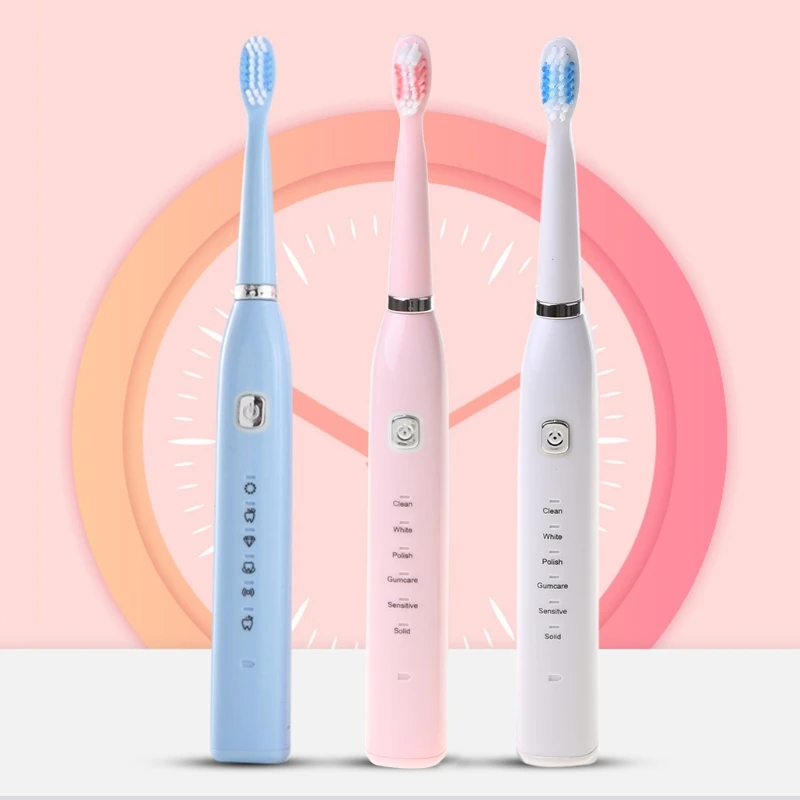 Powerful Ultrasonic Sonic Electric Toothbrush USB Rechargeable Tooth Brush Adult Electronic Washable Whitening Teeth Bru H05F
Powerful Ultrasonic Sonic Electric Toothbrush USB Rechargeable Tooth Brush Adult Electronic Washable Whitening Teeth Bru H05F
