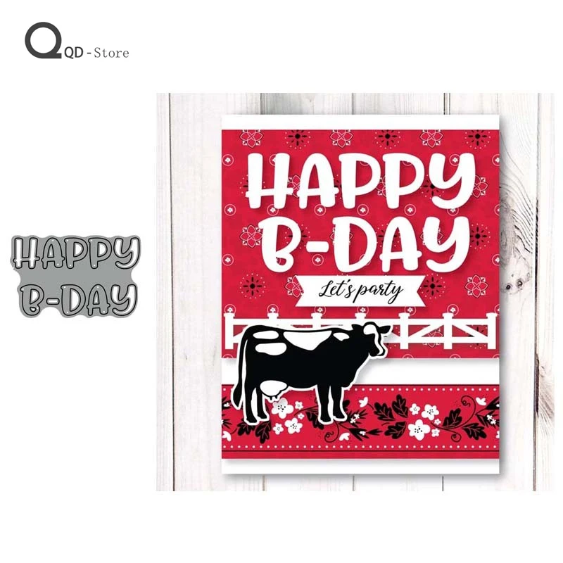 Happy Birthday Cutting Dies Scrapbooking Metal Cutting Dies New 2021 DIY Card Make Mold Model Craft Decoration Wholesale
Happy Birthday Cutting Dies Scrapbooking Metal Cutting Dies New 2021 DIY Card Make Mold Model Craft Decoration Wholesale
