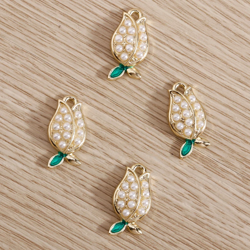 5pcs 8*17mm Lovely Imitation Pearl Rose Flower Charms Pendants for Making DIY Necklaces Bracelet Earrings Handmade Jewelry Craft
5pcs 8*17mm Lovely Imitation Pearl Rose Flower Charms Pendants for Making DIY Necklaces Bracelet Earrings Handmade Jewelry Craft