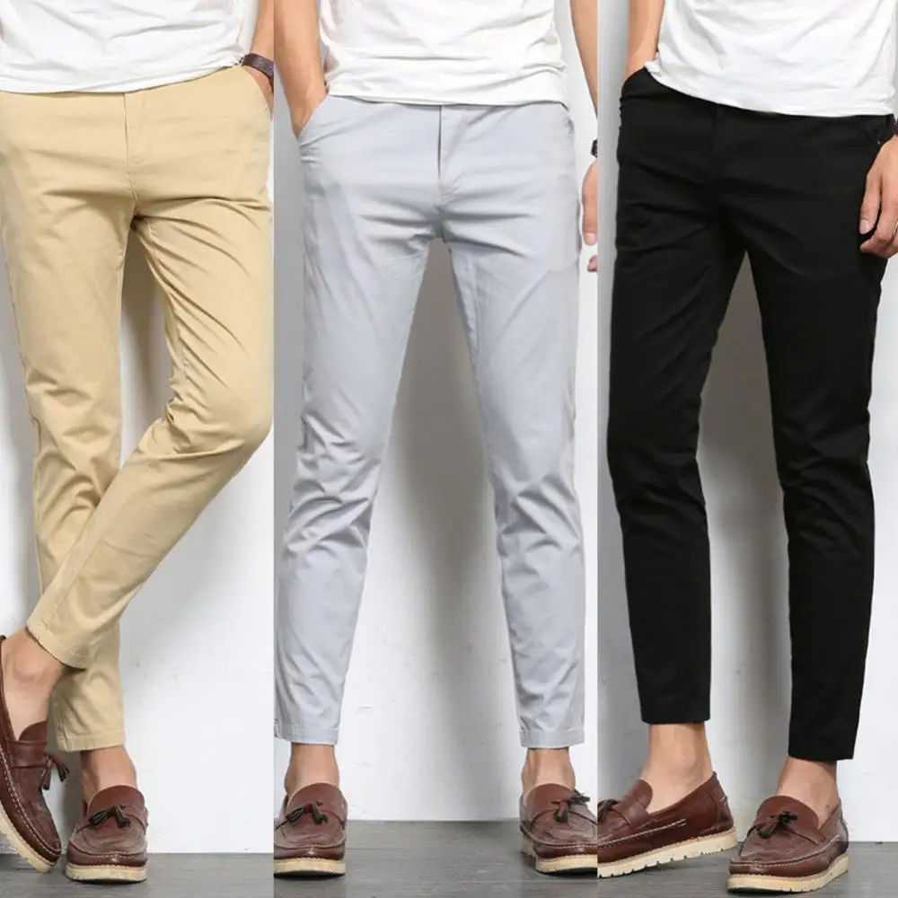 Fashion Trousers for Men Wide Cargo Pants Summer Men Casual Solid Color Elastic Pockets Thin Long Straight Trousers Suit Pants
Fashion Trousers for Men Wide Cargo Pants Summer Men Casual Solid Color Elastic Pockets Thin Long Straight Trousers Suit Pants