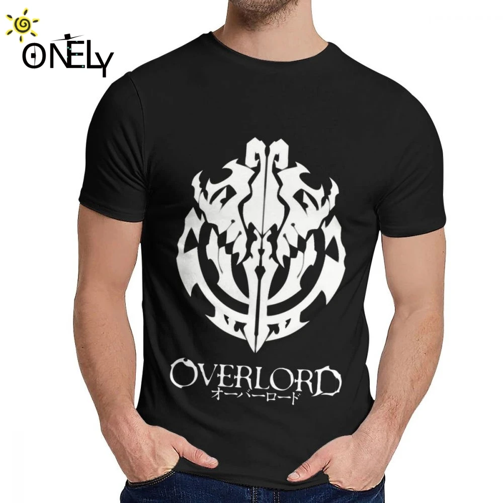 Мужская футболка Overlord с эмблемой гильдии аниме Ainz Ooal летняя хлопковая Футболка