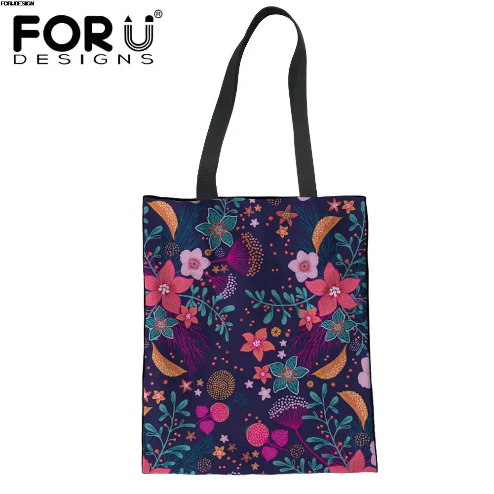 FORUDESIGNS Pretty Flower Printed Linen Tote Bag for Women 2021 Foldable Eco-friendly Bag Canvas Shopper Bag Female Grocery Bag
FORUDESIGNS Pretty Flower Printed Linen Tote Bag for Women 2021 Foldable Eco-friendly Bag Canvas Shopper Bag Female Grocery Bag
