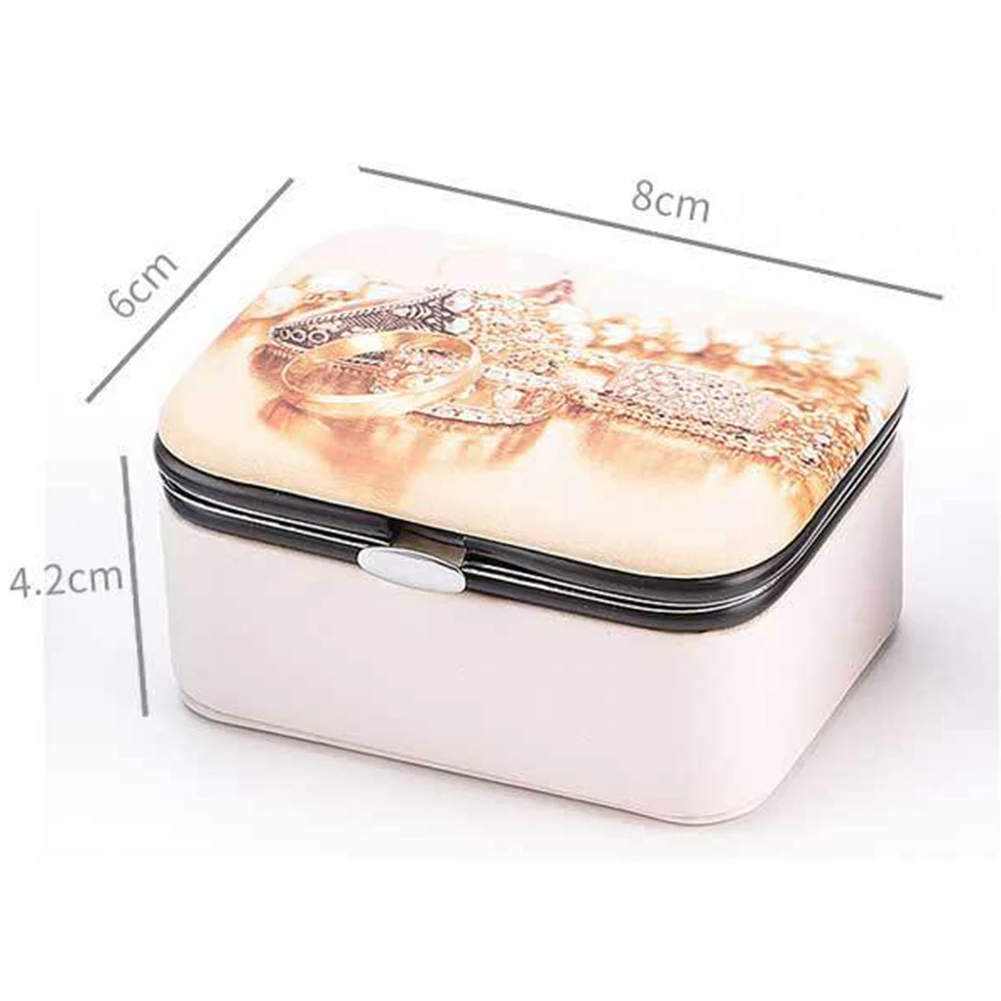 Jewelry Box Womens Jewelry Organizer with Printing Design Storage for Earrings, Rings, Necklaces Jewelry Storage Case
Jewelry Box Womens Jewelry Organizer with Printing Design Storage for Earrings, Rings, Necklaces Jewelry Storage Case