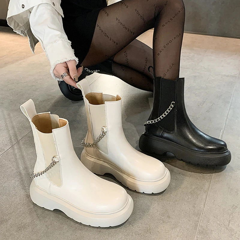 Platform Boots 2021 Women Shoes Autumn Women's Boots With Chain Cool Punk Motorcycle Boots Female Winter Footwear Botas Stretch
Platform Boots 2021 Women Shoes Autumn Women's Boots With Chain Cool Punk Motorcycle Boots Female Winter Footwear Botas Stretch