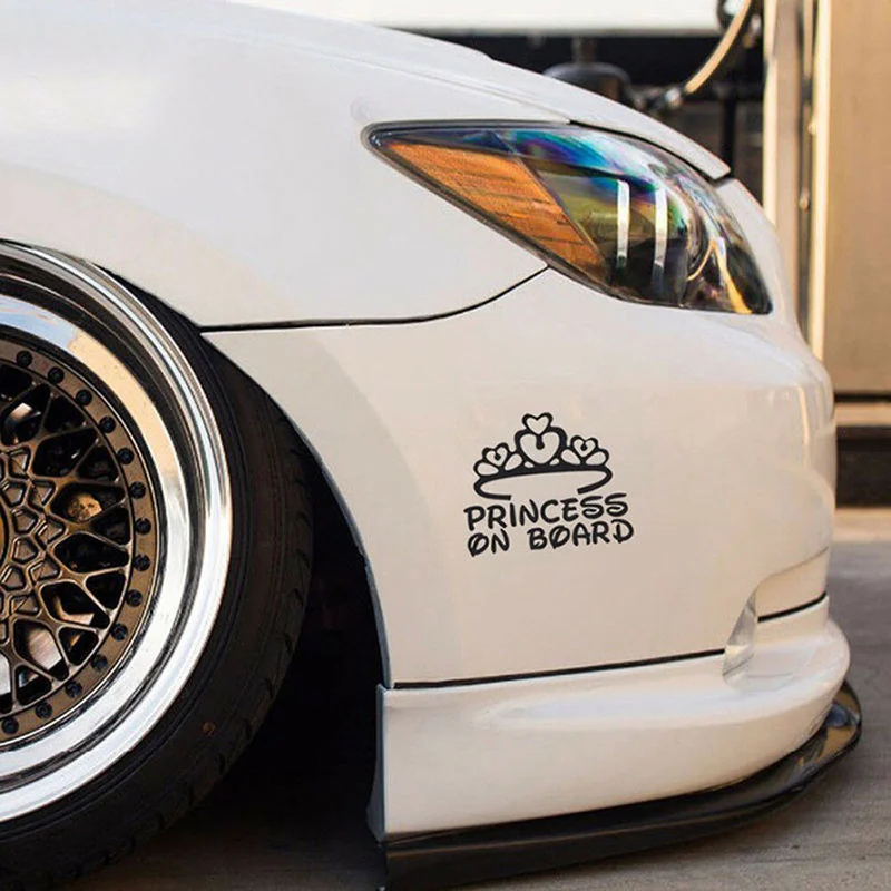 Принцесса на борту детский бампер для окна автомобиля Тюнинг знак наклейка 17*14 см виниловый Белый Черный Автомобильные украшения аксессуар... 
Принцесса на борту детский бампер для окна автомобиля Тюнинг знак наклейка 17*14 см виниловый Белый Черный Автомобильные украшения аксессуар...