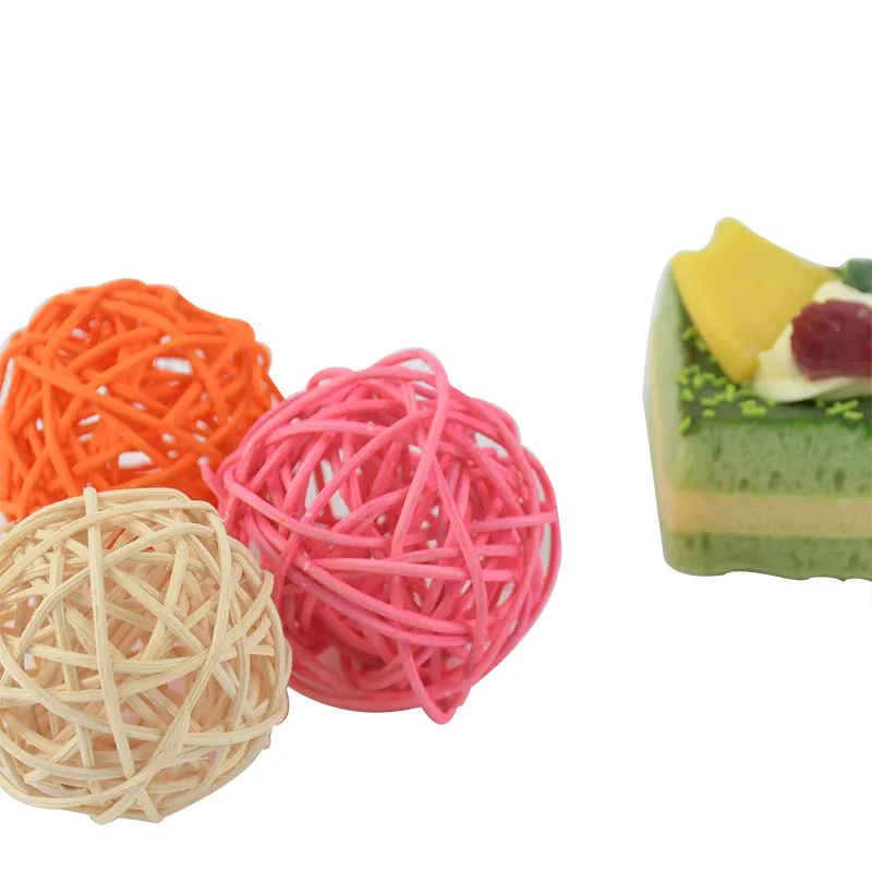 10pcs 5cm Colorful Rattan Ball Wedding Christmas Decoration DIY Craft Sepak Takraw Home Party Ornament Kids Toy 
10pcs 5cm Colorful Rattan Ball Wedding Christmas Decoration DIY Craft Sepak Takraw Home Party Ornament Kids Toy