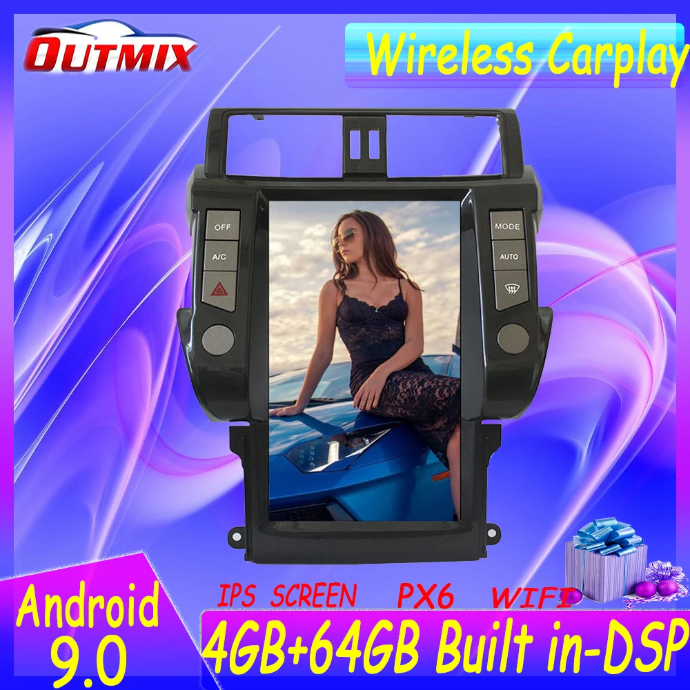 13.6 Cal styl Tesla Android 9 64G Radio samochodowe nawigacja GPS For Toyota Land Cruiser Prado 150 2010-2013 odtwarzacz Audio S
13.6 Cal styl Tesla Android 9 64G Radio samochodowe nawigacja GPS For Toyota Land Cruiser Prado 150 2010-2013 odtwarzacz Audio S
