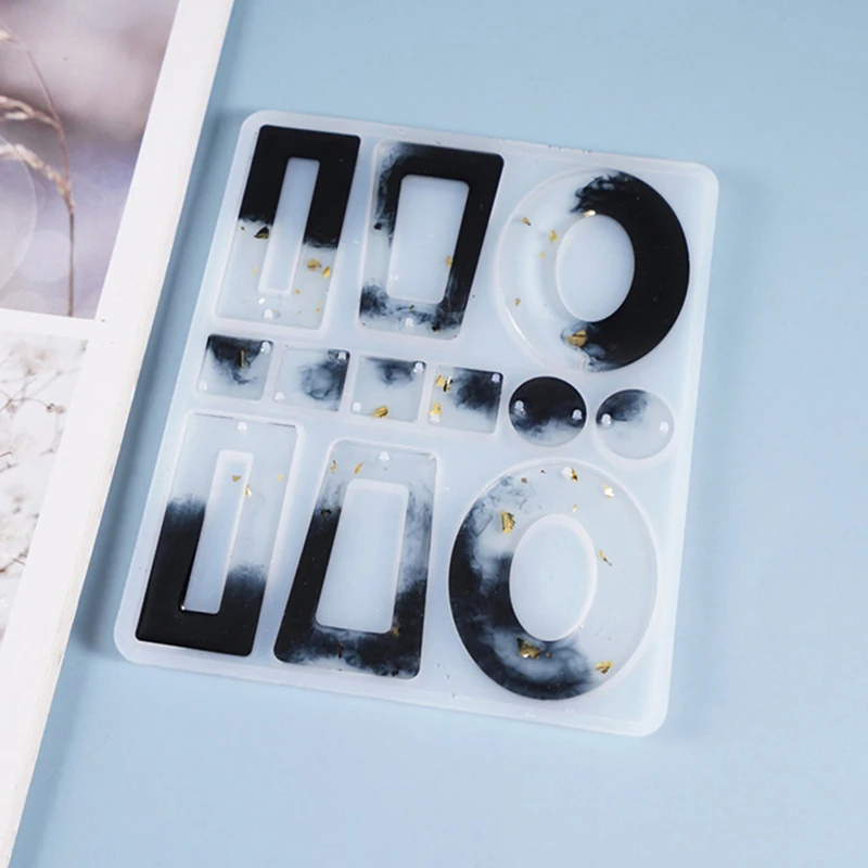 Crystal Epoxy Resin Mold Geometric Earring Ear Pendant Casting Silicone Mould DIY Crafts Jewelry Making Tools Drop Shipping
Crystal Epoxy Resin Mold Geometric Earring Ear Pendant Casting Silicone Mould DIY Crafts Jewelry Making Tools Drop Shipping