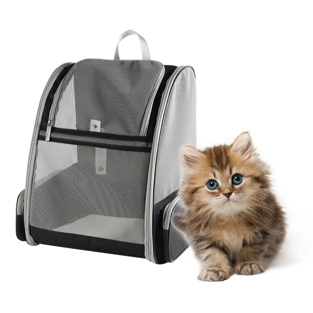 Pet Backpack Breathable Go Out Buckle Support Safety Straps Ventilated Design Large Capacity Light Carrier For Small Cats Dogs 
Pet Backpack Breathable Go Out Buckle Support Safety Straps Ventilated Design Large Capacity Light Carrier For Small Cats Dogs