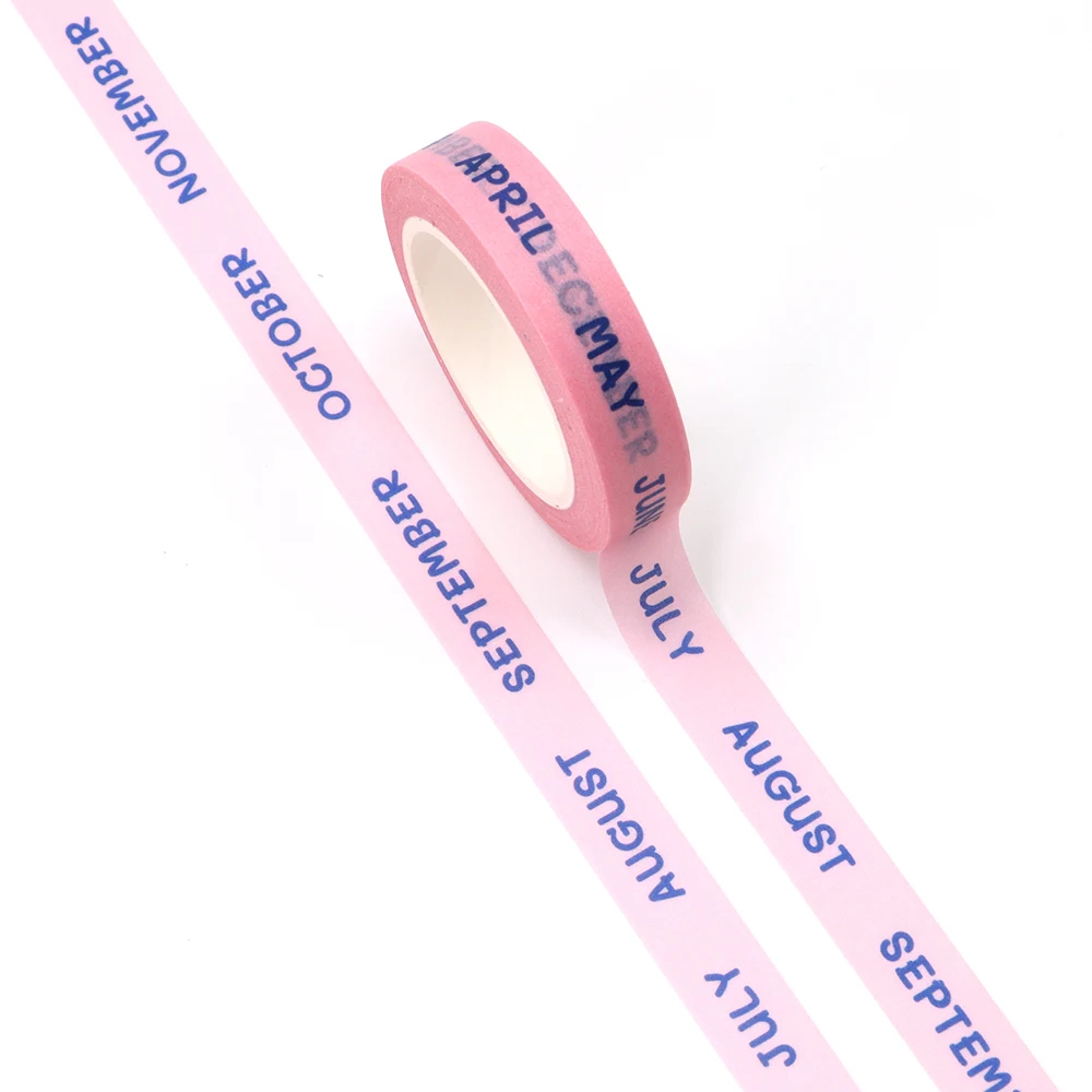 NEW 10pcs/Lot Decorative Months Washi Tapes Japanese Paper for DIY Journaling Adhesive Masking Tape Cute Papeleria
NEW 10pcs/Lot Decorative Months Washi Tapes Japanese Paper for DIY Journaling Adhesive Masking Tape Cute Papeleria