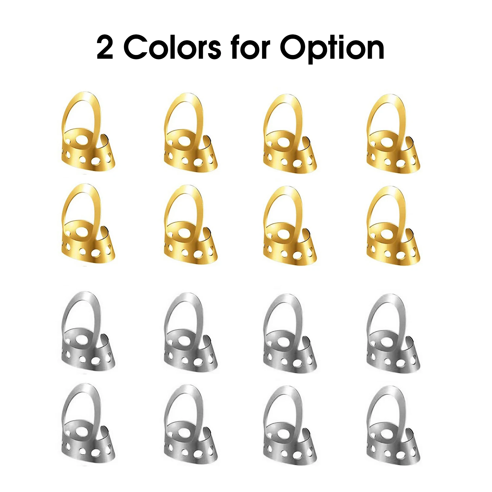 8 Pack Adjustable Finger Picks Plectrum with Plastic Case for Banjio Classical Acoustic Guitar Electric Guitar
8 Pack Adjustable Finger Picks Plectrum with Plastic Case for Banjio Classical Acoustic Guitar Electric Guitar