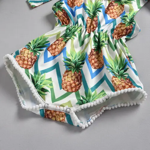 Baby Kids Summer Clothing 0-18M Newborn Infant Baby Girl Clothes Pineapple Printed Romper Sleeveless Bandage Jumpsuit Sunsuit
Baby Kids Summer Clothing 0-18M Newborn Infant Baby Girl Clothes Pineapple Printed Romper Sleeveless Bandage Jumpsuit Sunsuit