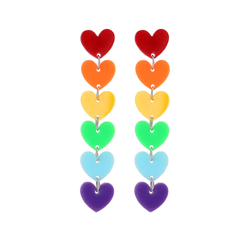 VG 6YM The New Multiple Colour Tassel Heart Ladies Earrings Women's Birthday Party Earring Jewelry Dropshipping Gifts
VG 6YM The New Multiple Colour Tassel Heart Ladies Earrings Women's Birthday Party Earring Jewelry Dropshipping Gifts