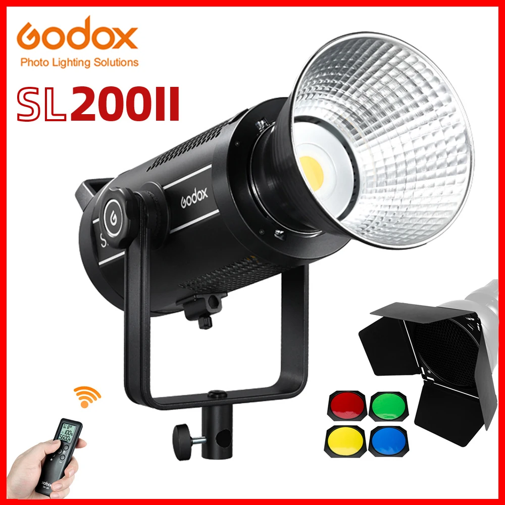 Godox SL200II SL-200W II Светодиодный светильник для видеосъемки 200 Вт Bowens светильник на день сбалансированный 5600K 2,4G Беспроводная система X для камеры...
Godox SL200II SL-200W II Светодиодный светильник для видеосъемки 200 Вт Bowens светильник на день сбалансированный 5600K 2,4G Беспроводная система X для камеры...