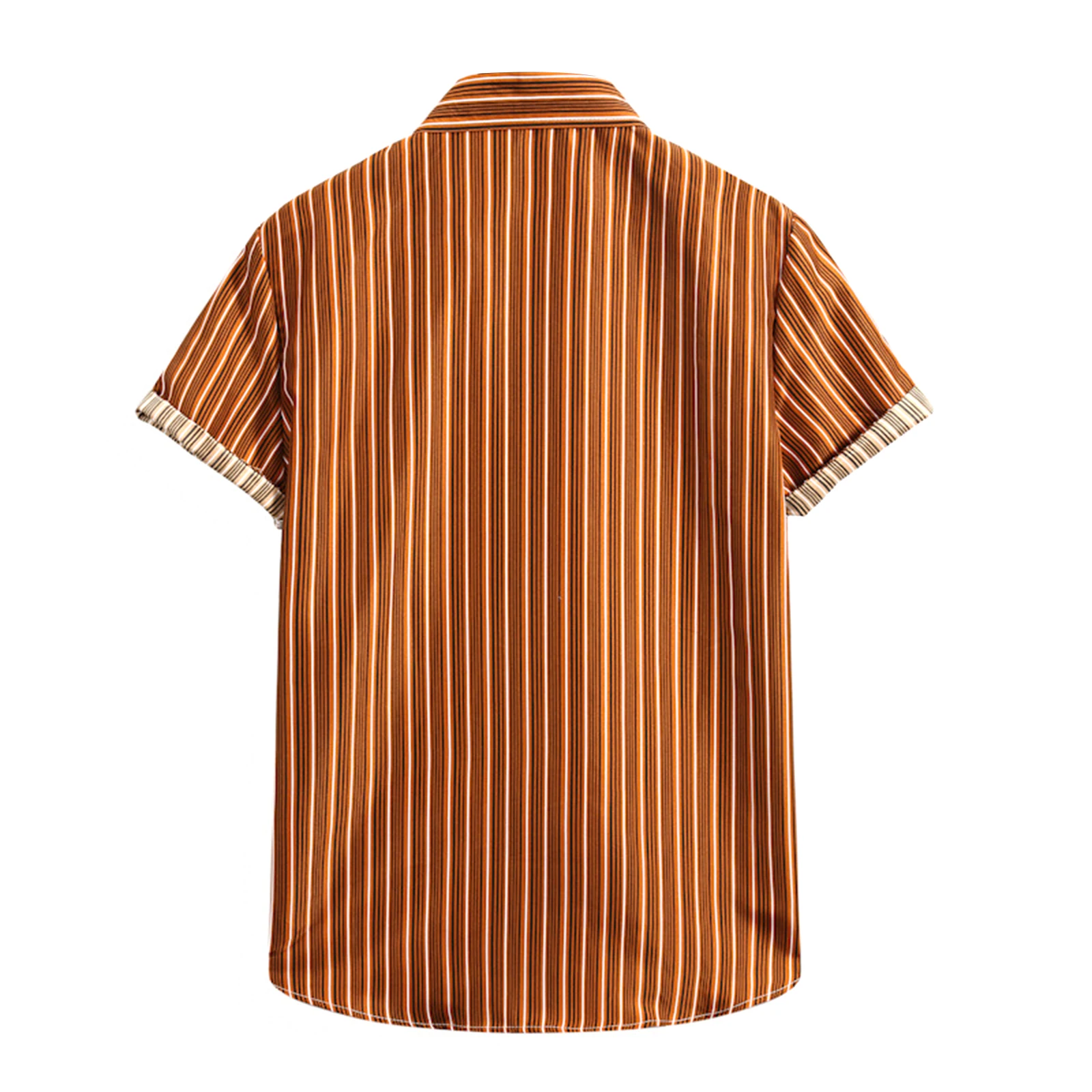 Men Fashion Lapel Striped Shirt Stylish Short Sleeve Tops for Shopping Daily Casual Wear
Men Fashion Lapel Striped Shirt Stylish Short Sleeve Tops for Shopping Daily Casual Wear