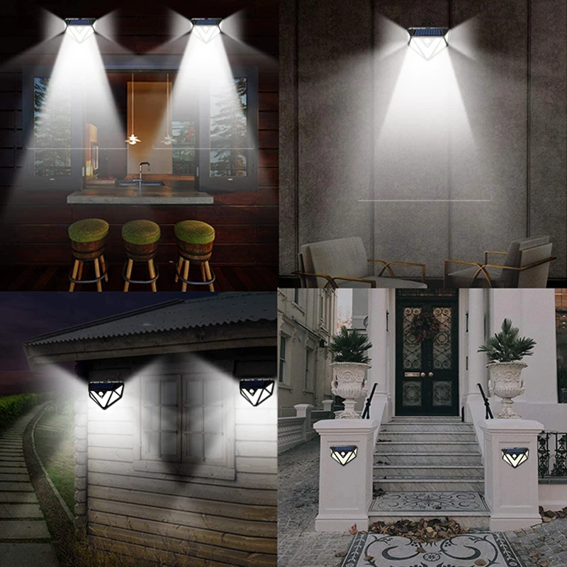 166LED Wide Angle solar light sensor auto motion waterproof outdoor garden street public road Night light bulb wall lamp
166LED Wide Angle solar light sensor auto motion waterproof outdoor garden street public road Night light bulb wall lamp