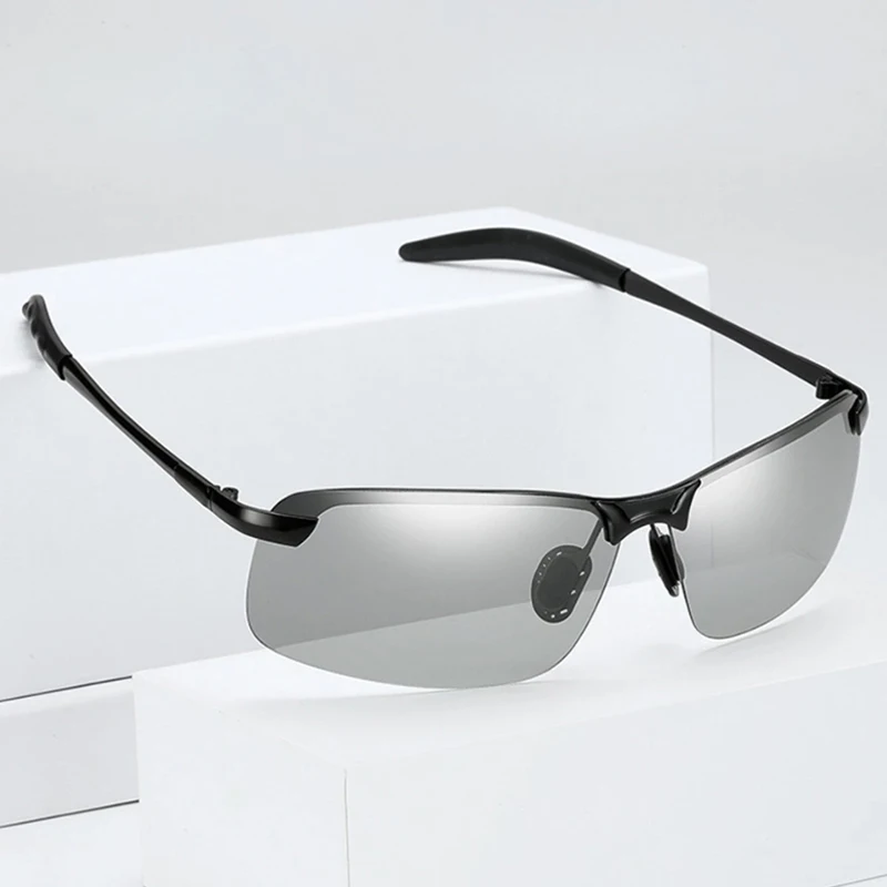 Classic Driving Photochromic Sunglasses Men Polarized Chameleon Discoloration Sun glasses for men Anti-glare Goggles
Classic Driving Photochromic Sunglasses Men Polarized Chameleon Discoloration Sun glasses for men Anti-glare Goggles
