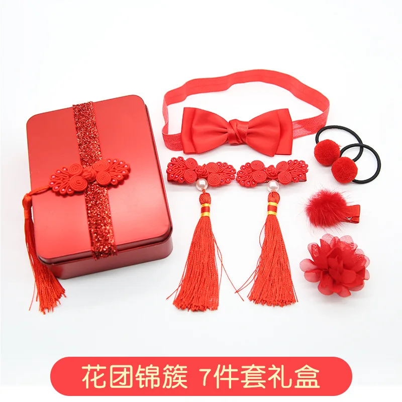 10pcs / Box Chinese style children's lovely hair accessories set baby fabric bow Red hairpin hairpin girl headdress gift
10pcs / Box Chinese style children's lovely hair accessories set baby fabric bow Red hairpin hairpin girl headdress gift