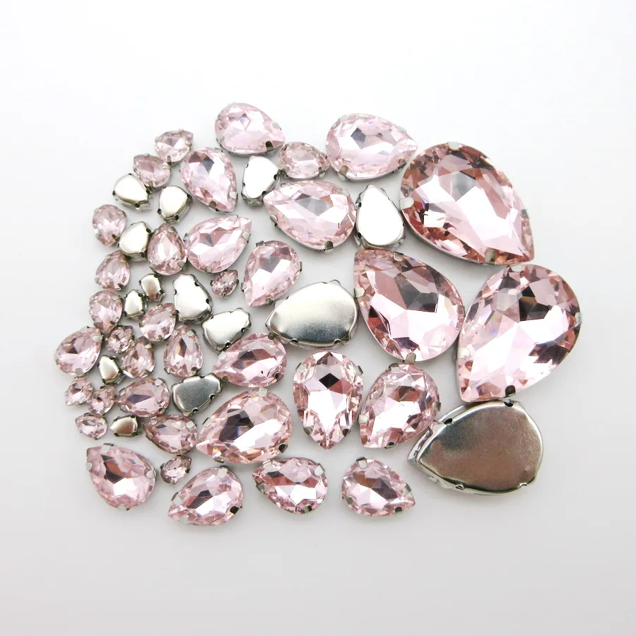 Розовые стеклянные хрустальные стразы Смешанная форма капли воды 7 размеров Серебряный Коготь flatback пришить Стразы одежда обувь Швейные акс...
Розовые стеклянные хрустальные стразы Смешанная форма капли воды 7 размеров Серебряный Коготь flatback пришить Стразы одежда обувь Швейные акс...
