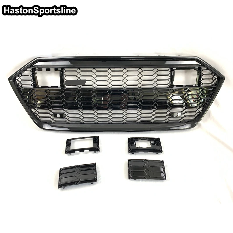 

A7 RS7 Q Style Not Logo Front Racing Grills Engine Grille Grill For Audi A7 S7 Sline 2019-2021 Not Fit RS7 Car Accessories