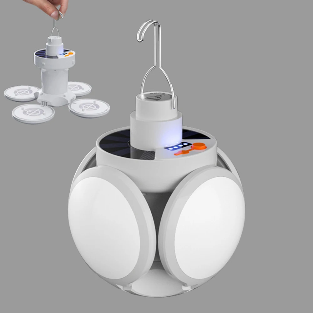 Outdoor Tent LED Solar Soccer Light Bulb Searchlights USB Rechargeable Portable Lantern Emergency Night Lamp Flashlight
Outdoor Tent LED Solar Soccer Light Bulb Searchlights USB Rechargeable Portable Lantern Emergency Night Lamp Flashlight