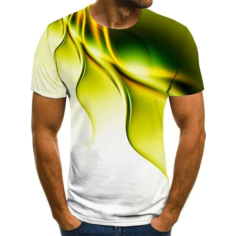 2021 Summer Men's And Women's Printed T-Shirts 3D Rainbow Digital Printed Shirt Street Sports Loose Breathable Short Sleeve Top
2021 Summer Men's And Women's Printed T-Shirts 3D Rainbow Digital Printed Shirt Street Sports Loose Breathable Short Sleeve Top