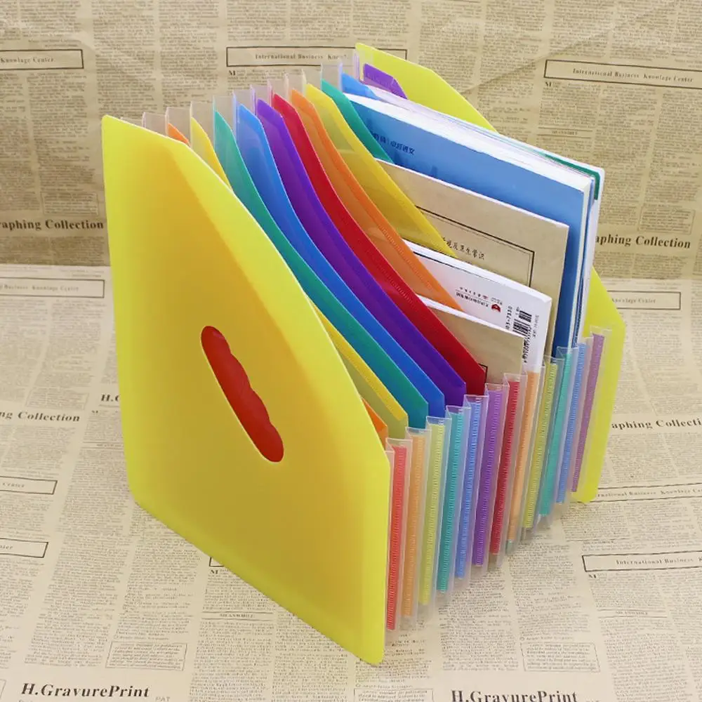 13 Grids Rainbow Color Paper Organizer A4 Document Folder A4 File Folder Multifunctional Manager Business Office Supplies
13 Grids Rainbow Color Paper Organizer A4 Document Folder A4 File Folder Multifunctional Manager Business Office Supplies