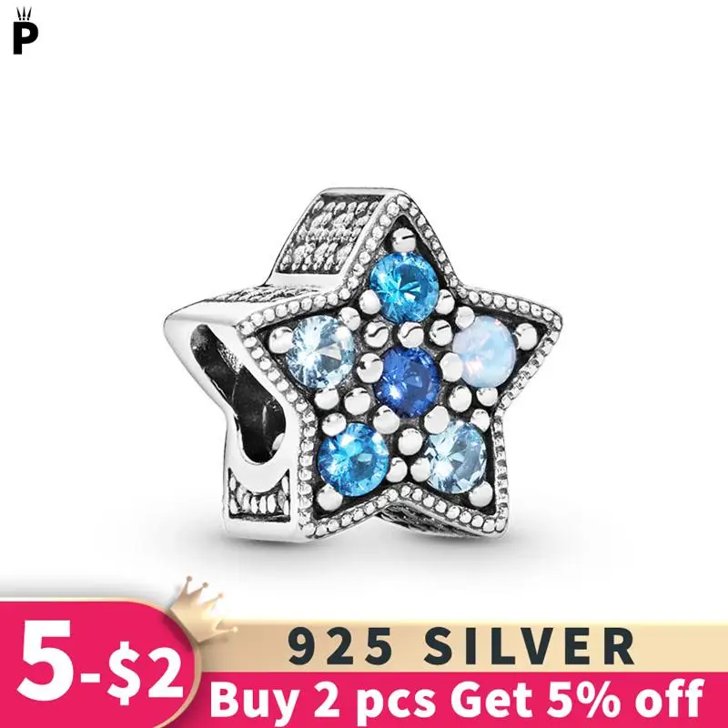 Бусины из серебра 2022 пробы с фианитами и синей звездой
Бусины из серебра 2022 пробы с фианитами и синей звездой